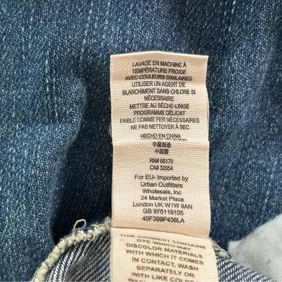 Free People V-neck Cross back Bib Relaxed Overalls Straight Leg Size 25 - Picture 12 of 13